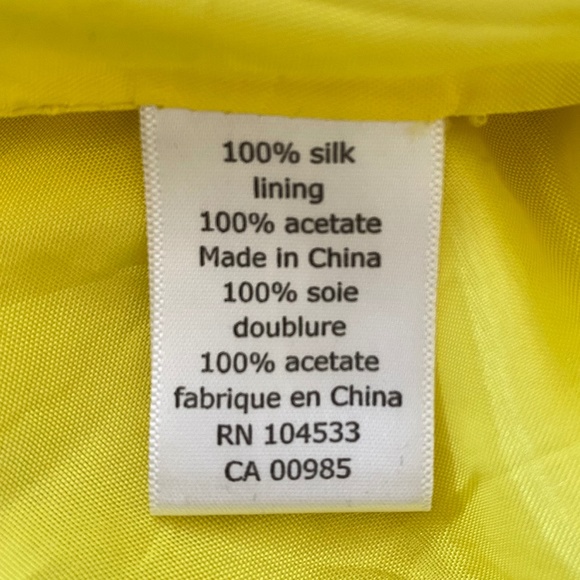 Nanette Lepore Yellow Silk Wind Swept Wrap Dress - Picture 12 of 15